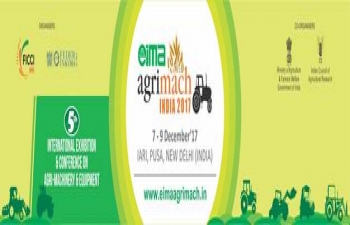 EIMA Agrimach 2017- An International Exhibition amp Conference on Agricultural Machineries amp Equipment (7-9 December, 2017) at New Delhi.